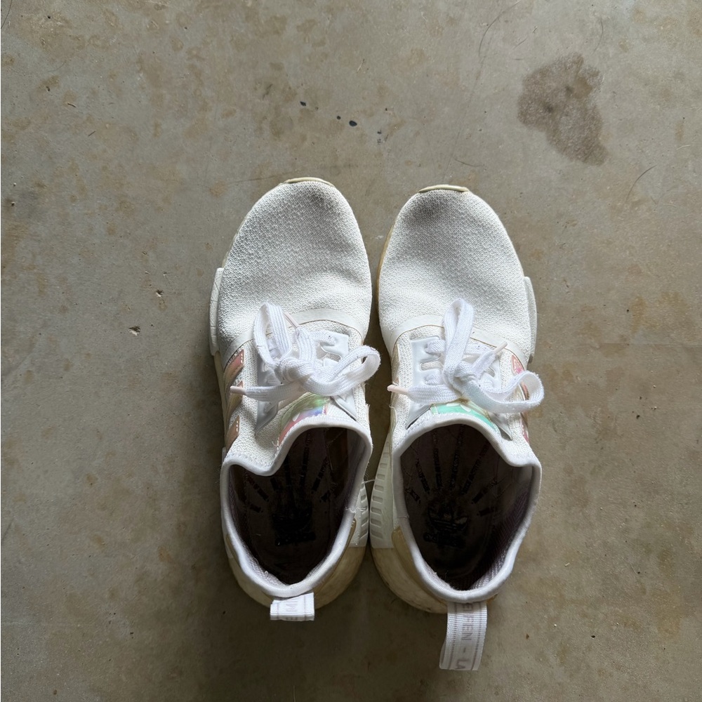 adidas White Sneakers with Subtle Accents